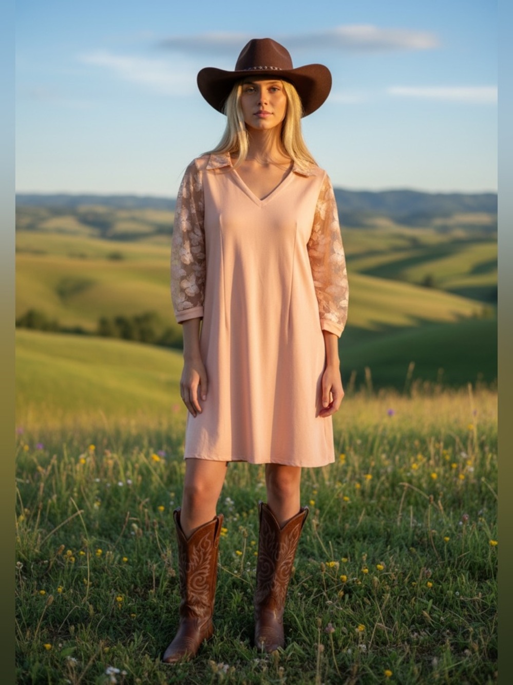 Super soft fleece feel dress